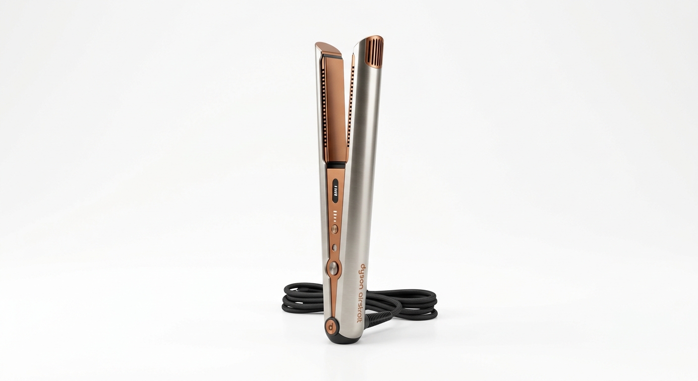 Dyson Airstrait Bright Nickel/Rich Copper